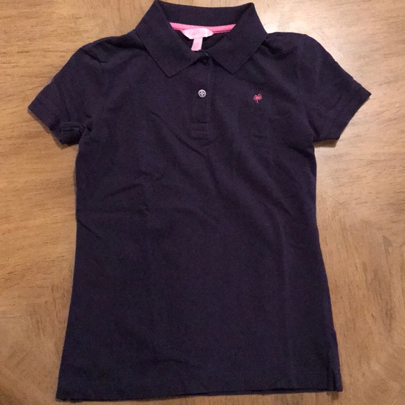 Lilly Pulitzer Tops - EUC~ Lilly Pulitzer “Shrunken Polo”